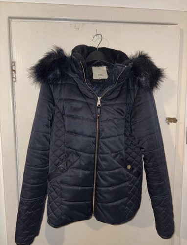 River island women coat navy - river,