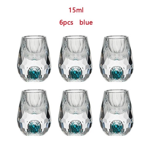 6pc crystal liquor shot - crystal,