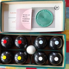 Vintage Carpet Bowls B&A -