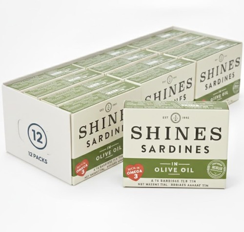 Shines tinned sardines - sardines, in
