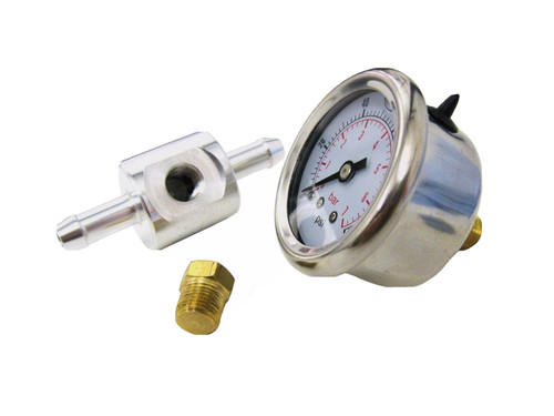 Fuel pressure gauge adaptor - gauge, &
