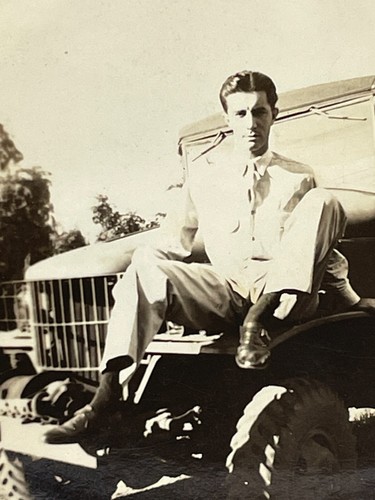 Photograph handsome man - wb,