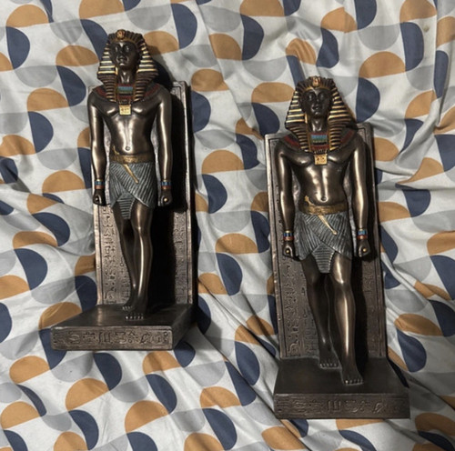 Egyptian pharaoh bookends - egyptian,
