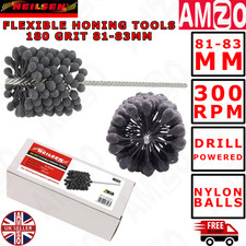 Flexible Honing Tool 180 Grit – 81–83mm Cylinder Bore Surface Finishing Brush