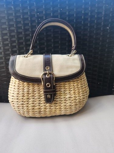 Vintage etienne aigner straw - vintage,