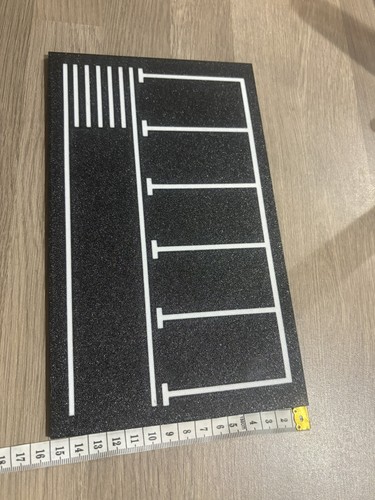 Scale road car park - 1:64,