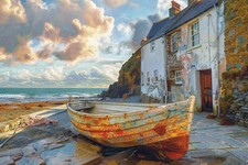 Seascape Beach Seaside Boats