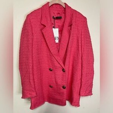 NWT - Zara coral blazer