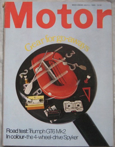 Motor magazine july 1969 - magazine,