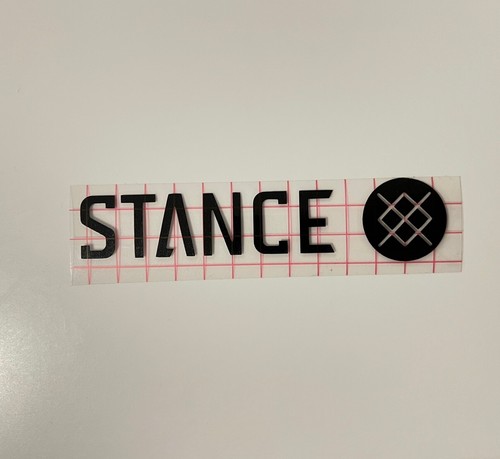 Stance logo text sticker - sticker, die