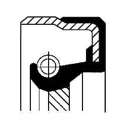 Corteco 19036886b shaft seal - shaft,