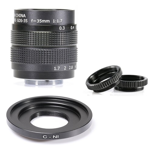 Fujian 35mm c mount cctv - f/1.7,