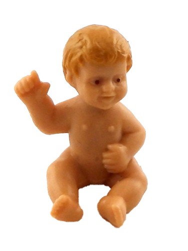 Dolls house baby doll sitting - baby,