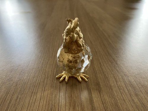 Vintage crystal rooster - vintage,