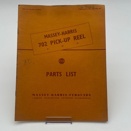 Massey harris 702 pick - pick-up, reel
