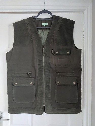 Tayberry mens green gilet - tayberry, &