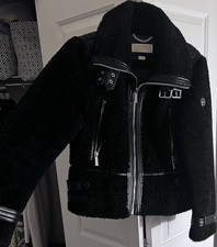 Michael Kors Black Faux Fur