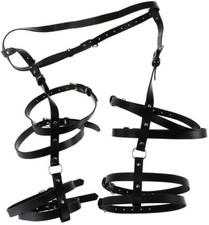 Women Leather Garters Belt Leg