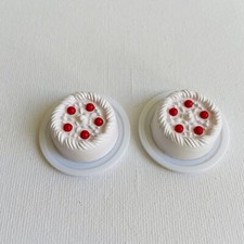 Sylvanian Families Wedding Marquee Vintage Bus & Bakery SPARES Gateau Cake X2