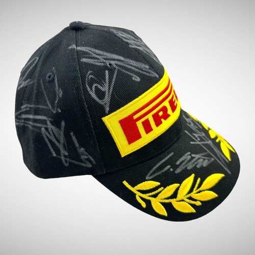 Multiple signed pirelli - f1, cap