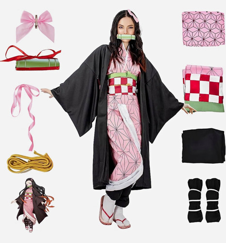 Nezuko cosplay costume outfit - nezuko,