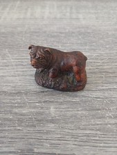 1.25in Approx Resin Bulldog Figurine