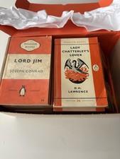 Penguin Books Orange Paperback Bundle (1950S-60S) 18 Books