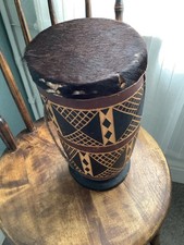 Vintage African Tribal Drum