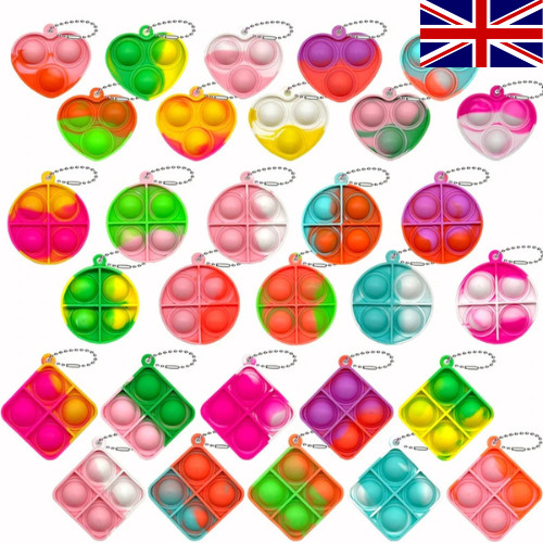 Mini pop fidget keychain - mini,