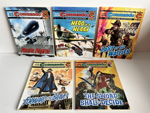 Commando war comics bundle - comics, x5