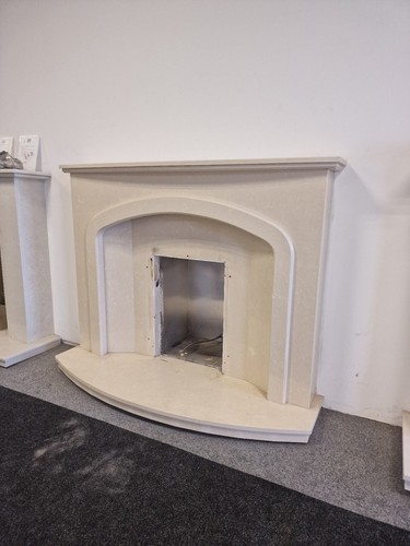 Fireplace marble surround led - fireplace,