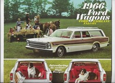1966 Ford (U.S.) Station Wagons brochure: Ford Country Squire, Fairlane & Falcon
