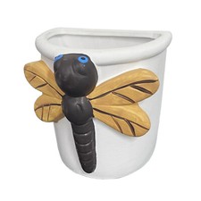 Insect Wall Planters Garden Fence Flower Vase Herbs Pots Outdoor Home Decor UK