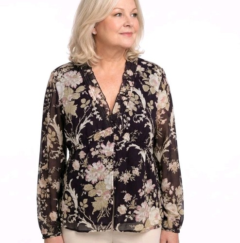 Laura ashley 100 silk floral - laura,
