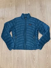 Patagonia Down Sweater Jacket Womens Small Blue Lightweight Puffer Hiking Casual
