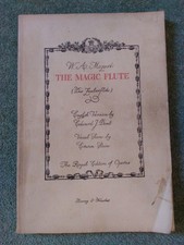 MOZART, W. A.	The Magic Flute	Boosey & Hawkes	Opera vocal score sheet music