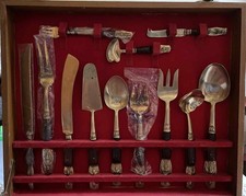 Antique Thai Cutlery Full Set in Box 110pcs