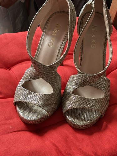 Miss gold glitter peep - peep, toe