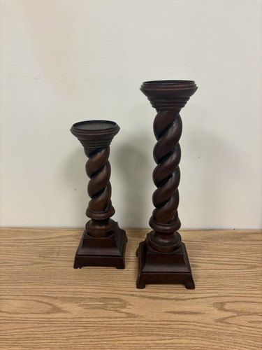 Vintage mahogany barley twist - mahogany,