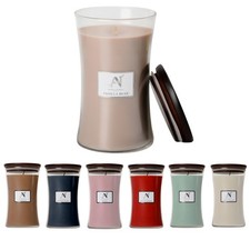 Scented large Candle 607g Vanilla Cashmere Peach Black Cherry 70Hrs Burntime