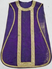 Antique Silk Brocade Church