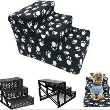 Pet Dog Stairs Ladder 3 Steps Small Dog House For Puppy Cat Pet Stairs Anti-slip