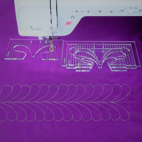 Template ruler for - ruler, quilting