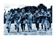 DAD'S ARMY CAST AUTOGRAPHED SIGNED PHOTO PRINT
