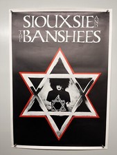 Siouxsie and the Banshees Poster Original Israel In Store Promotion Circa 1980s
