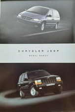 1997 CHRYSLER JEEP VIPER CHEROKEE PROWLER WRANGLER NEON etc car sales brochure