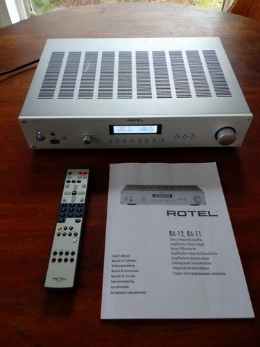 Rotel amplifier with - rotel, ra-12