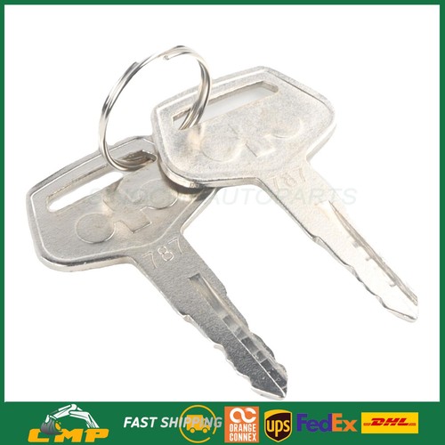 2pcs 787 ignition - switch, keys