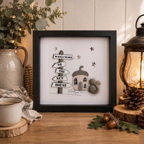Pebble art picture welcome - pebble,