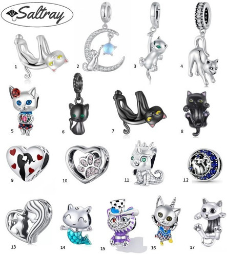 Cat 100 sterling silver - cat,